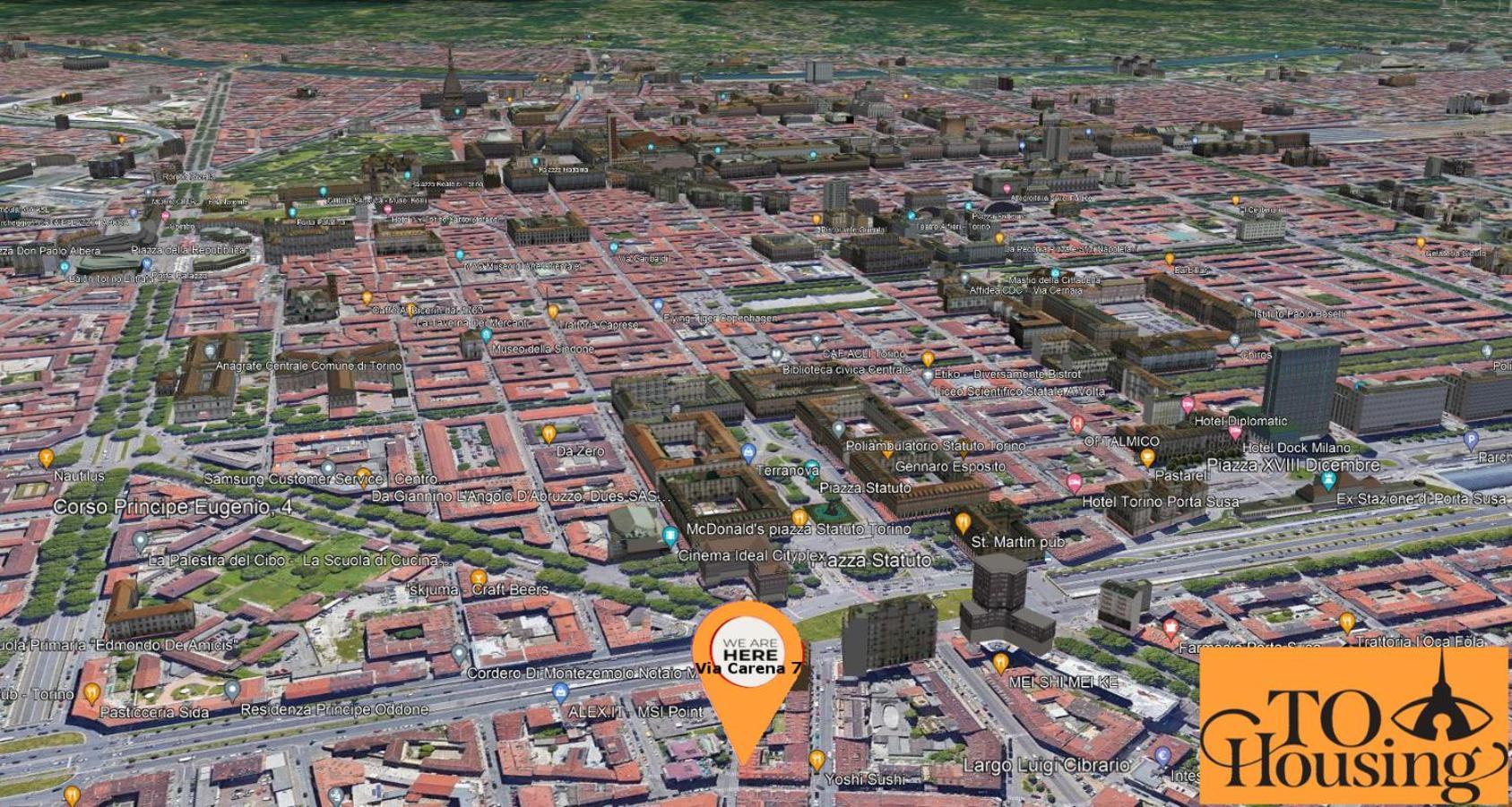 Appartamento TO-Housing3, il nido sui tetti di Torino Esterno foto